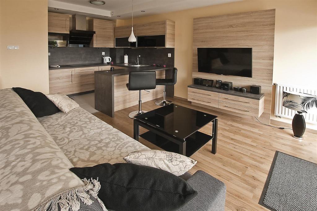 Atrium Luksusowe Apartamenty Sarbinowo Habitación foto